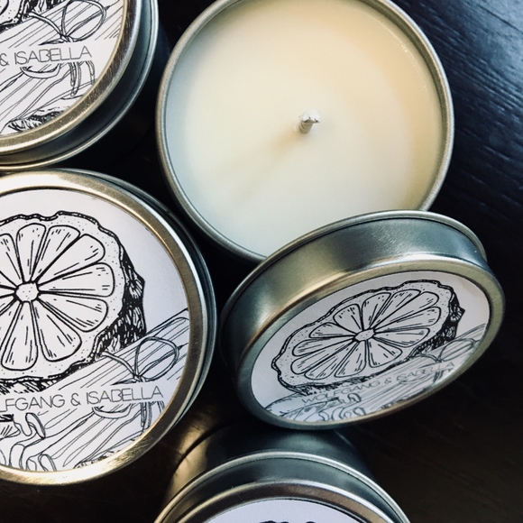 CANNABIS SOY CANDLE TRAVEL TIN WOLFGANG & ISABELLA CANDLES - Picture 10 of 13